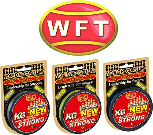 WFT KG Strong Schnur 300m 0,18mm 22kg, Farbe:Grün