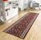 Hanse Home Teppich Läufer Vintage 80x300cm – Teppichläufer Weicher Kurzflor Teppich Retro Vintage Design Läufer für Flur, Schlafzimmer, Kinderzimmer, Badezimmer, Wohnzimmer, Küche Dekoläufer – Rot
