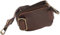 LECONI Trageriemen Leder Nylon Schulterriemen breiter Schultergurt für Taschen Umhängegurt längenverstellbar 4x150cm braun LEC-R2