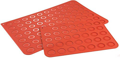 Erre4M Tappetino in silicone per macarons, tappetino per macarons disponibile da 60x40 cm e 30x40 cm. (60 x 40 cm)