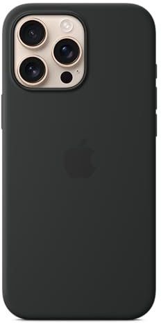 Apple iPhone 16 Pro Max Silicone Case with MagSafe - Black 