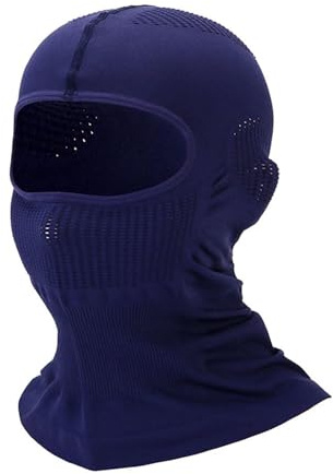 Cagoule Bleu Marine 1 Pièce, Capuche Respirante Et À Séchage Rapide, Pare-Soleil, Équipement De Sport, Accessoires De Plein Air, Adapté Au Cyclisme, Au Ski, À L'Alpinisme, Etc.