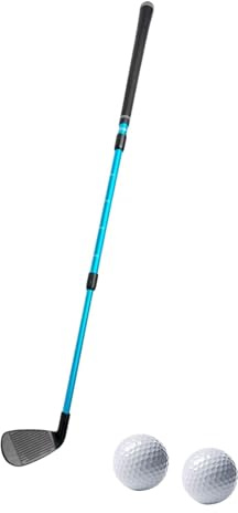 Zxpjkyu Wedge da Golf, Chipper da Golf Regolabile, Regalo per Golfisti, Bambini, Allenamento, Principianti, Attrezzatura da Gioco, Accessorio, Comodo Club per, Nero Blu