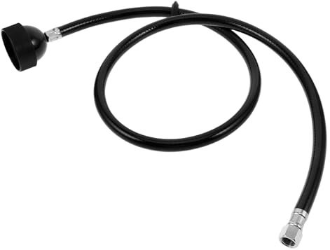 BUGUUYO Douchette pour Bac à Shampoing avec Tuyau Flexible Noir Mitigeur pour Coiffeur Tête de Pulvérisation Réglable Pièce de Rechange pour Lavabo de Salon Usage Professionnel en