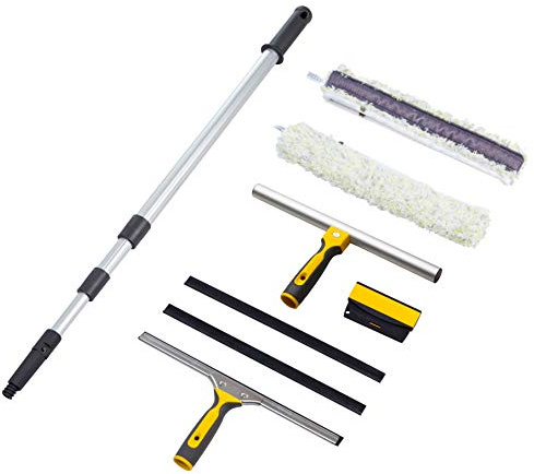 Vermop Fensterreinigungsset 35 cm, Alu, Pp, PES, Anthrazit, Grau