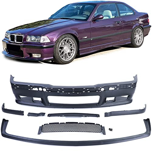 Paraurto anteriore + ABE + Labbra spoiler Evo adatto per tutte le BMW E36 anche M3 90-99
