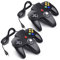 miadore 2x N64 Controller USB Gamepad Classic N 64 Controller Joypad Joystick Für Mac und Windows Raspberry pi3,Schwarz