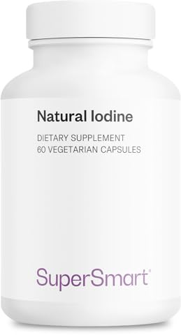 Iode Naturel - Favorise une fonction thyroïdienne normale - Contrôle du Poids - Maintien d’une Belle Peau - Complément Alimentaire Extrait d'algue Ascophyllum Nodosum (PureSea™) - Naturel - Vegan