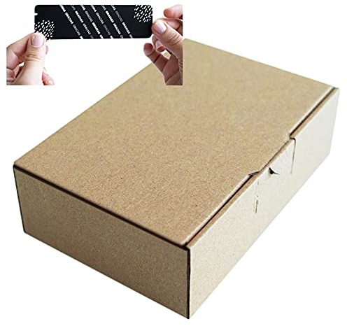 25 Uds Cajas de Cartón Envíos Automontables Paquetería Kraft Postal Ropa Producto. Tamaño y Unidades (16 x 11 x 5 cm 25 UDS)
