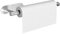 Uootach Portarotolo Cucina, Porta carta da bagno, porta fazzoletti da parete in acciaio inox, Portasalviette autoadesivi o perforabili, Adatto per cucina, bagno, camera da letto (Argento)