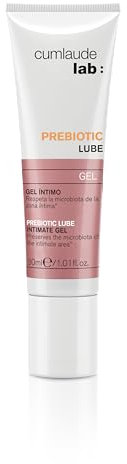 Cumlaude Lab - Prebiotic Lube, Gel Íntimo, con Aceite de Árbol de Té y Ácido Láctico, Hidrata y Respeta la Microbiota, Previene Molestias Íntimas, Hipoalergénico, Sin Perfume - 30 ml