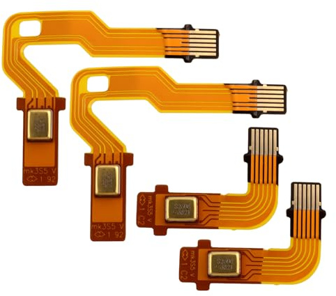 ECSiNG 2 uppsättningar mikrofonband flexkabel ersättningsdel vänster och höger inre mikrofonkabel kompatibel med PlayStation 5-kontroll BDM-020