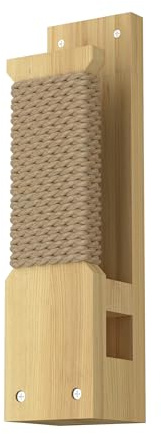 MR Wall Mount Makiwara 18”x4.5”, Traditional Makiwara Board Strike Pad, Professional Makiwara Punching Board, Clapper Mount Punching Pad