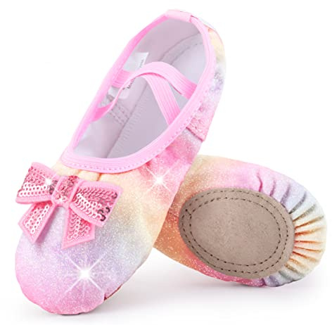 Mulnall Girls Ballet Dance Shoes Toddlers(WX55-21-27)