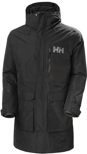Helly Hansen Mens Rigging Coat, Black 1, X-Large