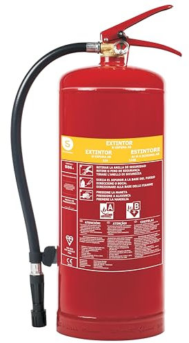 Smarwares FEX-15262 estintori, Rosso, 6 Litri, 6 unità