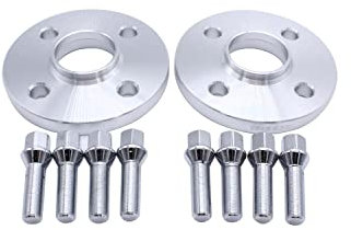 2 pcs/set 15MM Thickness 4x100 PCD Hub Centric Wheel Spacers M14x1.25 Adaptors Centre Bore 56.1mm Compatible with MINI Cooper (&S) 2006-14