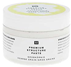 Rico Design Strukturpaste Premium, Grobk?rnig, wei?, 120 ml