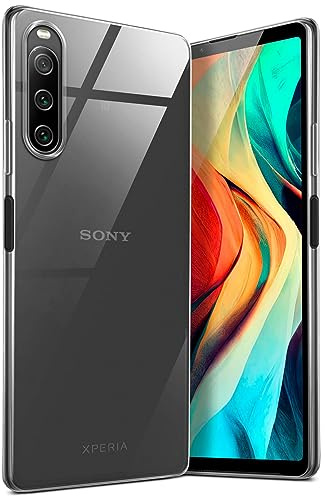 moex für Sony Xperia 10 V Hülle Durchsichtig, Silikon Handyhülle Transparent, Clear Case Ultra Slim, Backcover Schutzhülle Dünn, Silikonhülle Minimalistisch, Aero Case, Klar