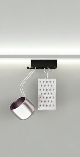 Naber 8041228 transFORM Hakenleiste für Relingsystem, schwarz matt