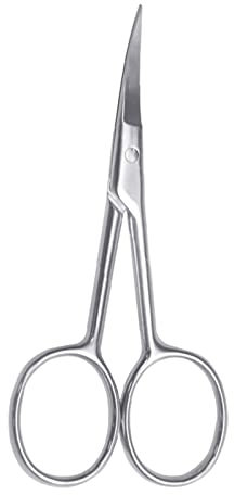 YIBOZI Forbici curve in acciaio inossidabile per manicure e pedicure, strumento per la cura delle unghie delle dita e dei piedi