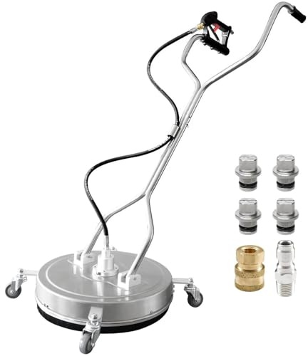 20‑Inch Stainless Steel Pressure Washer Surface Cleaner