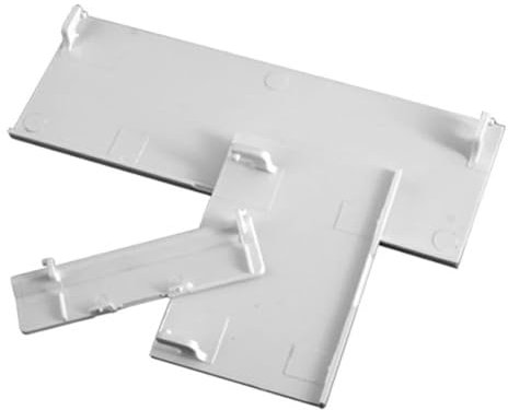 3-in-1 Memory Card Slot Cover Set for Nintendo Wii – Replacement Door Lids for SD Card, GameCube Memory & Controller Ports – Compatible with Wii Console (White)