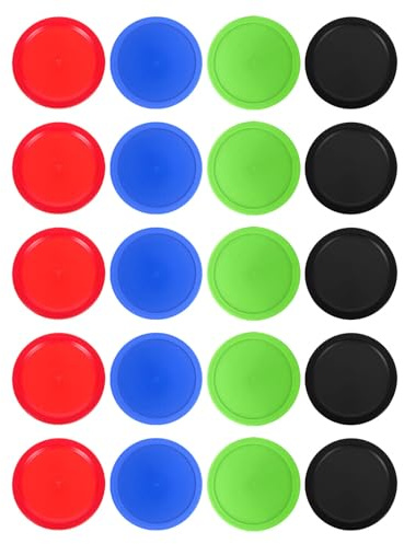 ifundom 20 Discos de Hockey de Aire de plástico, repuestos Pesados ​​para Juegos de Mesa, Ideales para Eventos Escolares y domésticos.