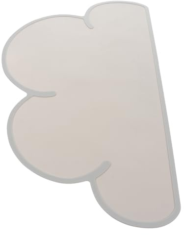 jojofuny Tapis de Bol pour Chiens et Chats Silicone Antidérapant Résistant Chaleur et Étanche Protection Sol Aliments Renversés Coussin Multifonctionnel pour Animaux Gris