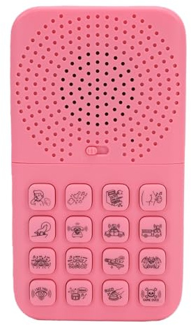 Sxhlseller Macchina per Scherzi Sonori, 16 Divertenti Effetti Sonori Giocattolo Telecomandato con Dimensioni Compatte 65x120x18mm, per Bambini e Adulti Scherzi Regali (Pink)