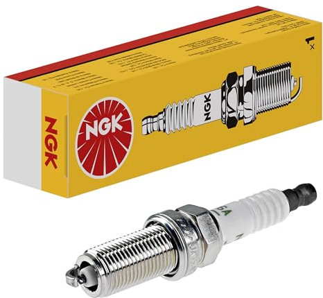 NGK Bujía de encendido 7113 electrodo central niquel Electrodo de masa supresión de interferencias 5 kOhm con asiento de estanqueidad plano Conexión SAE fija Ancho de llave: 16 mm Long. de rosca: