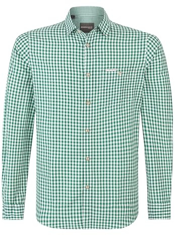 Stockerpoint Traditionell herrskjorta, Mörkgrön, 4XL