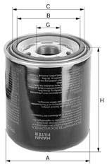 cartuccia essiccatore. sistema ad aria compressa MANN 65003339