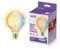 WiZ Tunable White Amber LED Lampe E27 (640 lm), 50 W Filament Lampe im Vintage Design mit bernsteinfarbenem dimmbarem Licht, smarte Lichtsteuerung über WLAN per Stimme/App