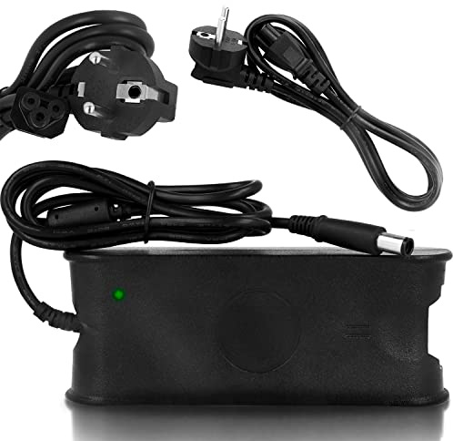 Leyf Laptop strömförsörjning 19 V 3,34 A 64 W, laddare för Dell, AC 100–240 V 50/60 Hz, strömadapter (7,4–5 mm kontakt kontakt), kompatibel med Dell Inspiron, Latitude, Vostro, Precision