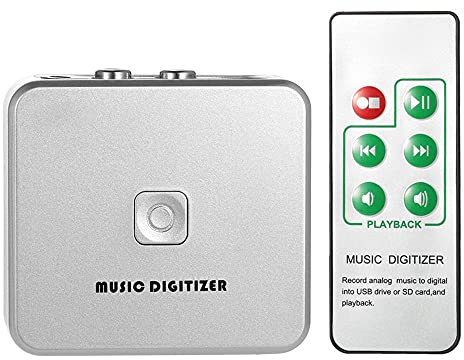 Analog to Digital MP3 Audio Digitizer Recorder Player
