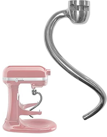 Gancio per Impastare in Acciaio Inox per Robot da Cucina Kitchen-aid, Acciaio Inossidabile K45DH Gancio Impastatore per Kitchen-aid K45 K45SS KSM75 KSM90 KSM95 KSM100 KSM103 KSM110 KSM150