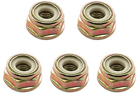 MCHNIC 5x Universal M10x1.25 linksgewinde Mutter für Winkelgetriebe Getriebe Messerschraube Trimmer Rasenmäher Motorsense Freischneider