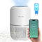 Silvergear® Luftreiniger Pro mit APP & H13 HEPA Filter | Luftreiniger gegen 99,97% Allergene | UV-C-Lampe & Ionisator | Intelligenter Luftreiniger mit 4 Lüfterstufen, Timer & Fernsteuerung