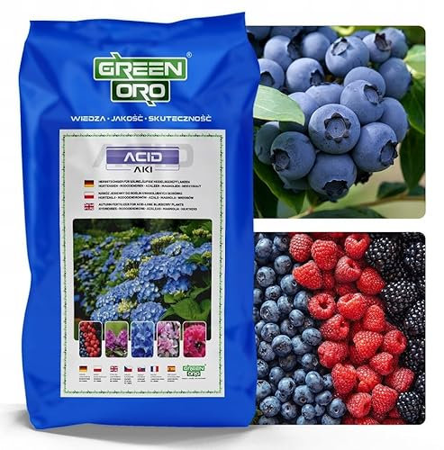 GREEN ORO ACID AKI 24kg Fertilizante de otoño para arándanos y todas las plantas acidófilas