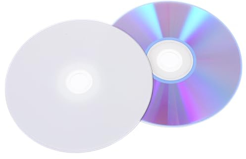 BUTIFULSIC 2 Piezas Discos CD-r Grabables de Alta Capacidad para Grabación de Audio en Estudio y Hogar Material Plástico Resistente y Almacenamiento Seguro