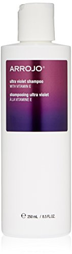 ARROJO Ultra Violet Purple Shampoo (8.5 oz) Hair Shampoo for Color Treated Hair to Eliminate Brassy & Yellow Tones Purple Shampoo for Blonde Hair w/ Vitamin E Paraben and Sulfate Free Shampoo