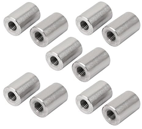 Aexit M10x30mmx20mm Connettore filettato ad innesto per connettore rotondo Dadi connettore 10 pz ID: 772714