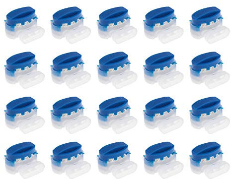 Create idea 20Pcs Electrical IDC 314-Bin Connector with Moisture Resistant Gel for 22-14 AWG Pigtail Cable Quick Splice