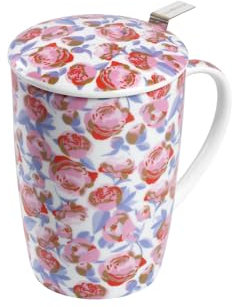TEA SHOP - Mug Super Jumbo Peony - Tasse pour thés et infusions en porcelaine