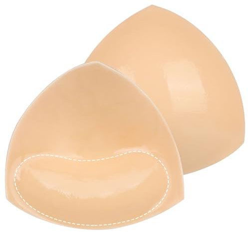 Runmeihe Double Sided Sticky Bra Inserts, Invisible Women's Adhesive Bra Pads Inserts, Push up Breast Pads Reusable Washable