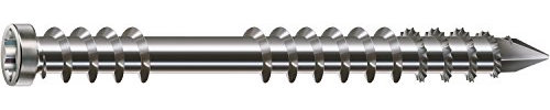 Spax - Vis tete fraisee crantee type torx ou etoile pour terrasse-inox a2 - Ø mm.5 - Long. mm.40 - Cond..200 -