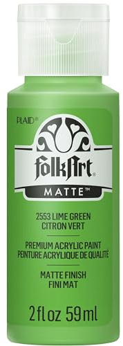 Folk Art Acrylic Paint in Assorted Colors (2 Ounce), 2553 Lime Green