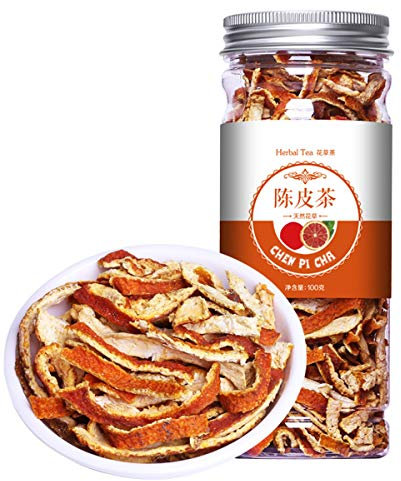 Chinois Herbal Tea Fruit Fruit Tea Rose Tea En Conserve Soie Dorée Chrysanthème Embouteillé Nouveau Thé Parfumé Soins De La Santé Fleurs Thé Thé Vert Alimentaire Vert (100g Tangerine Peel Tea)