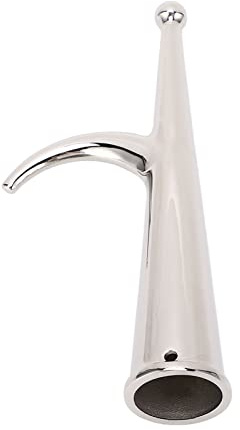 Kuuleyn Telescoping Pole Gaff Hook Boating Accessories Boat Hook 28mm Stainless Steel Seawater Corrosion Resistance Marine Boat Hook Head for Yachts Boat Docking